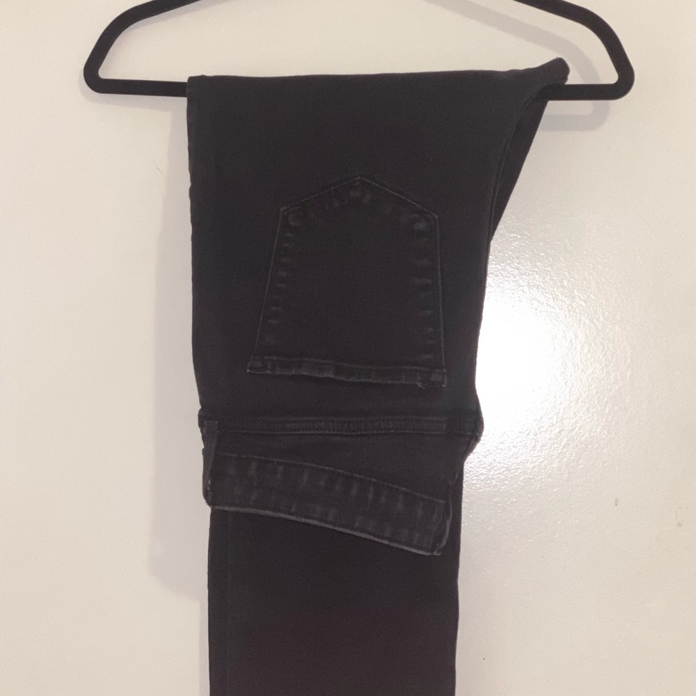 High rise straight jeans